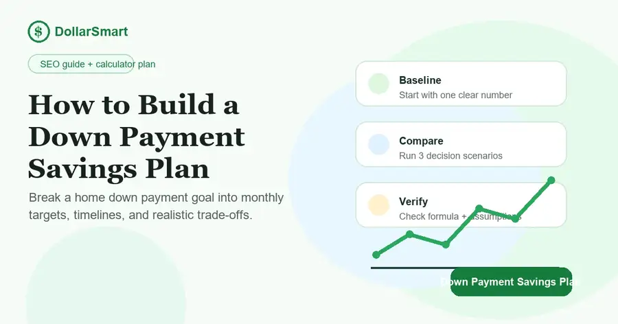 down payment savings plan infographic thumbnail