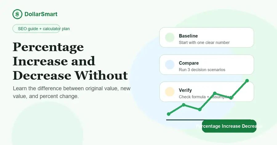 percentage increase decrease infographic thumbnail