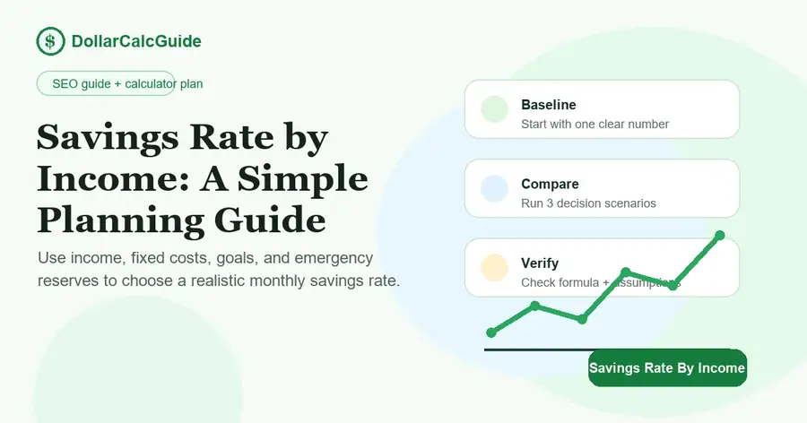 savings rate by income planning infographic